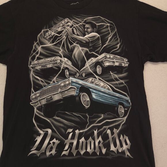 SLAM Rap Graphic Short Sleeve Crew Neck Shirt Mens Size Extra Large XL Black - Picture 4 of 9